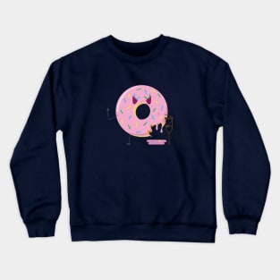 Frosted Donut Monster Crewneck Sweatshirt